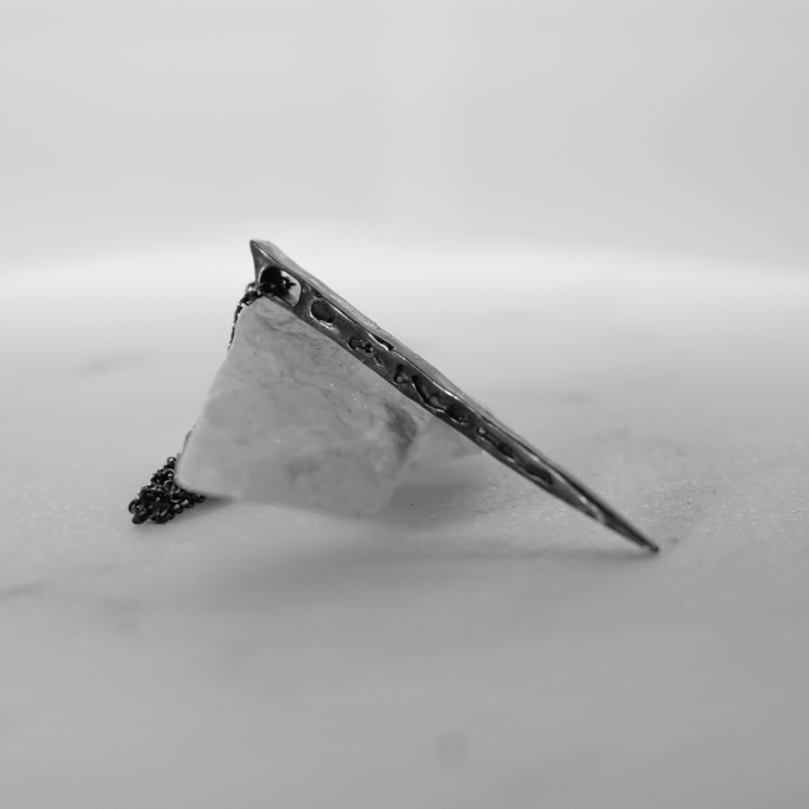 DE-P2 - Dagger - Sterling Silver Necklace