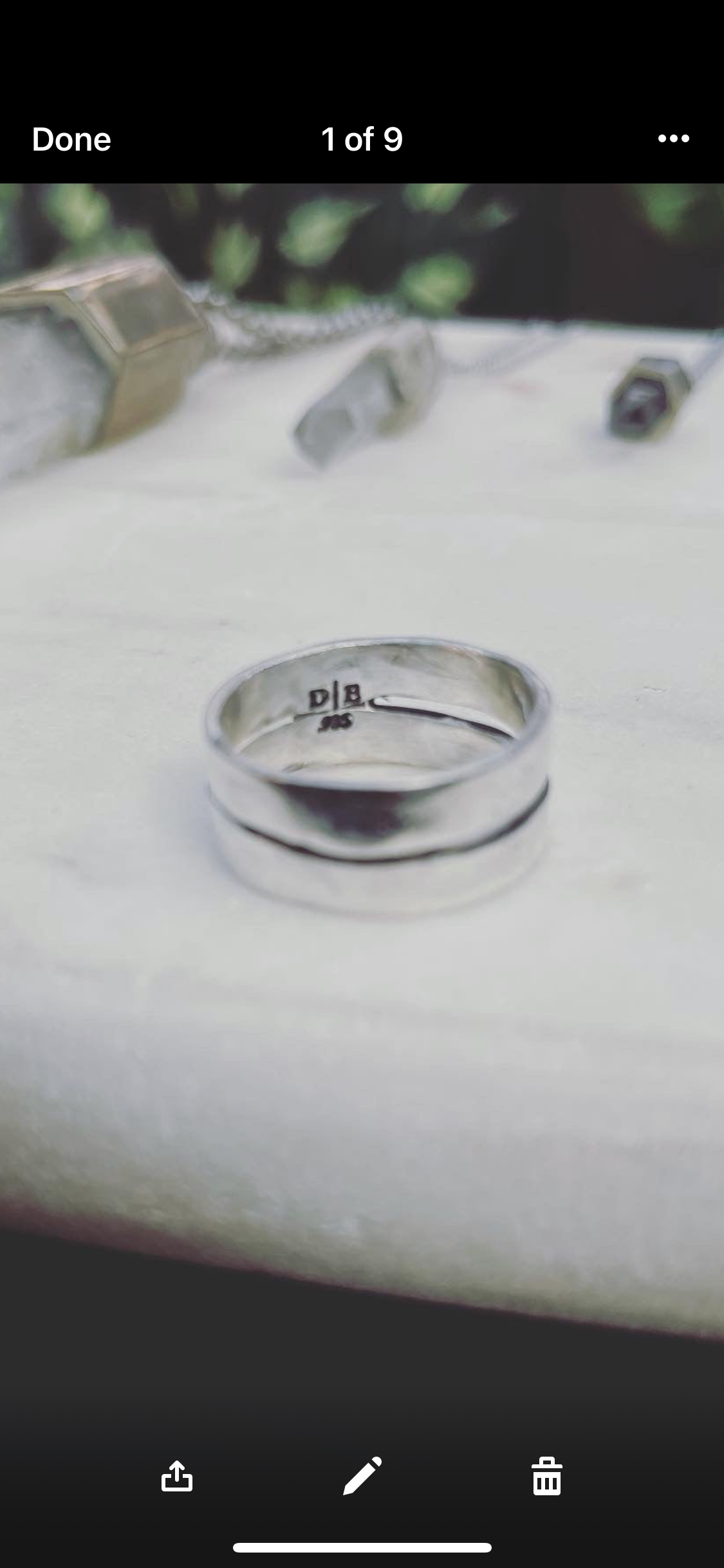 DE-R1 - Sterling Silver Ring