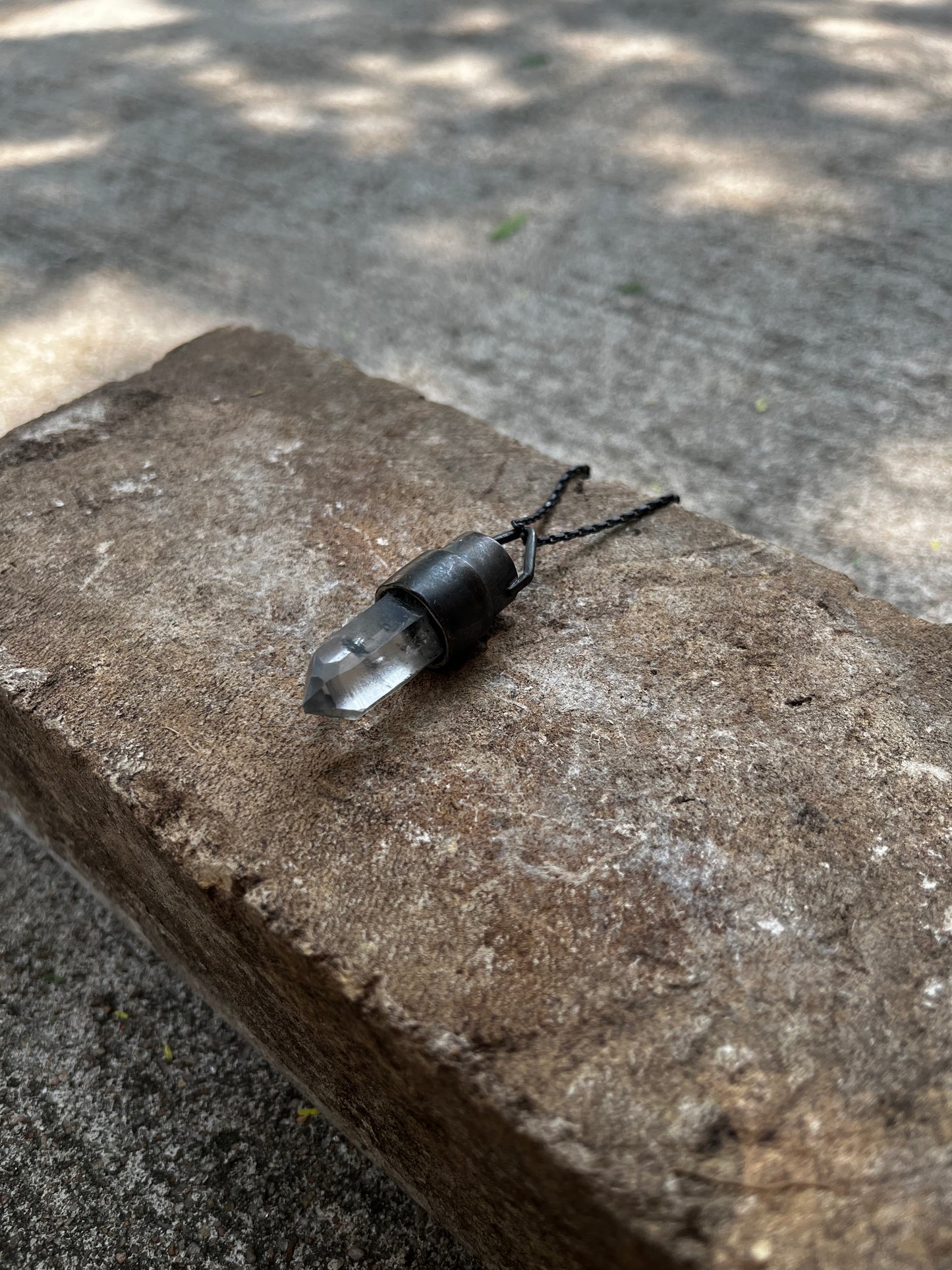 DE-P10 - Lemurian Quartz Pendant