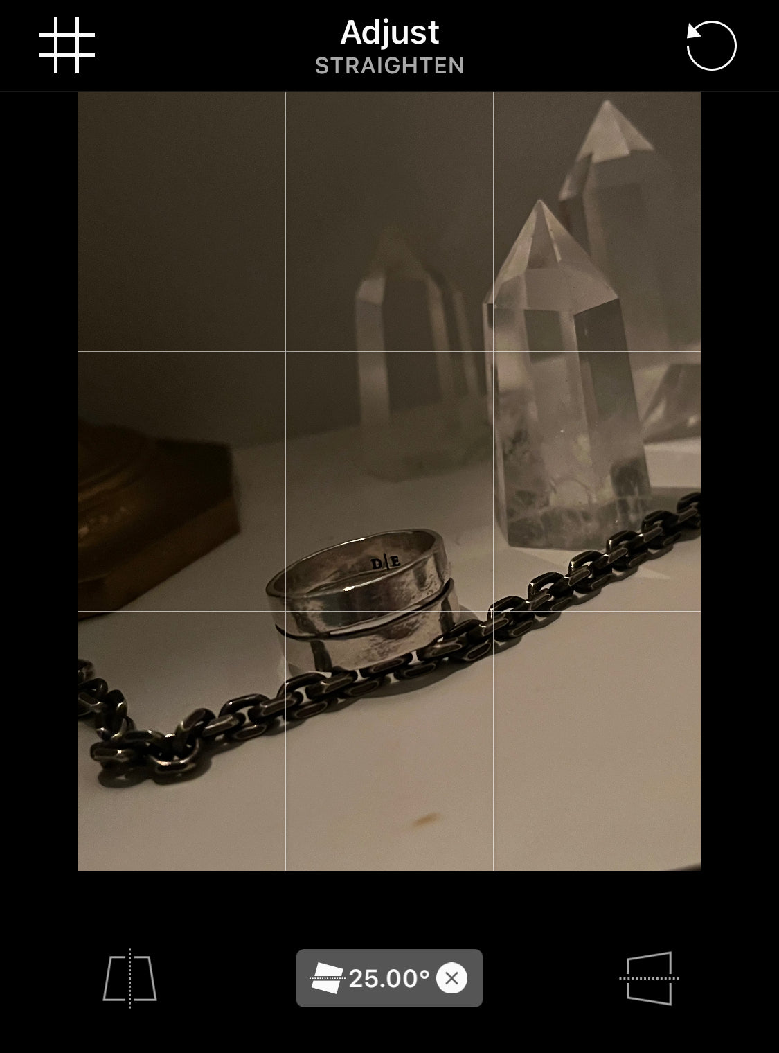 DE-B8 - Oxidized sterling silver bracelet