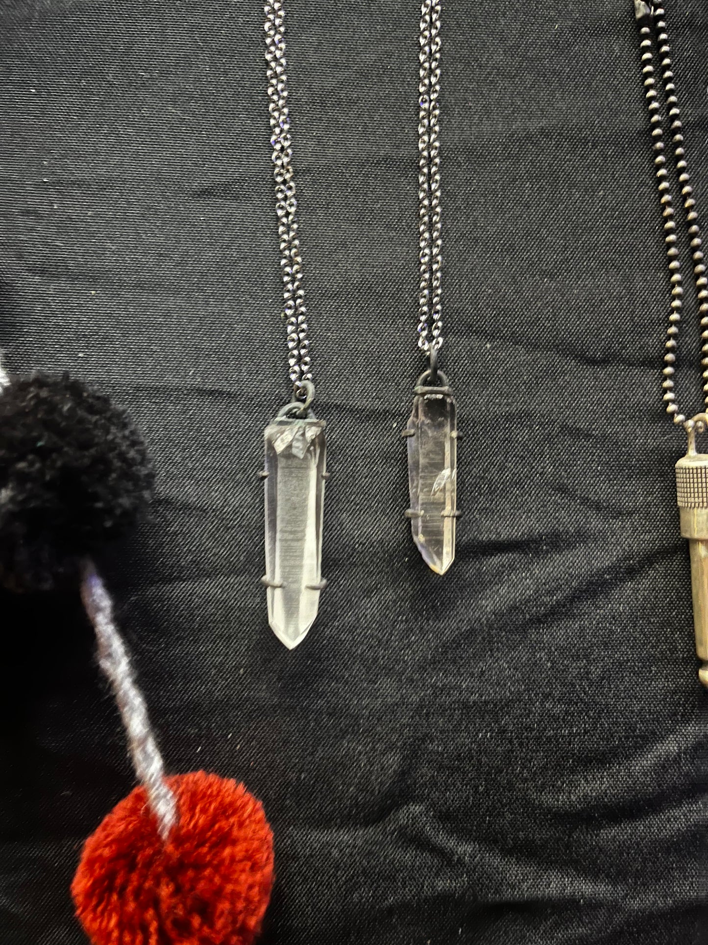 Sterling Silver Lemurian Quartz pendant