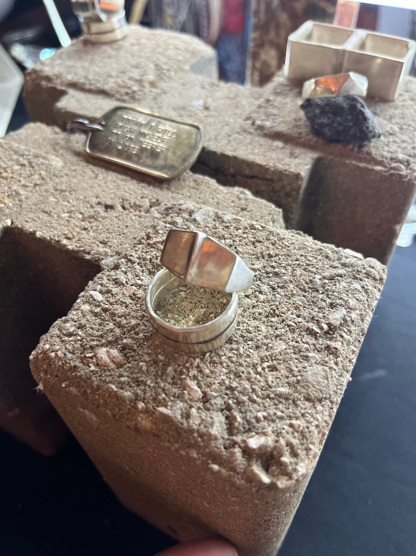 DE-R4 - Sterling Silver Signet Ring