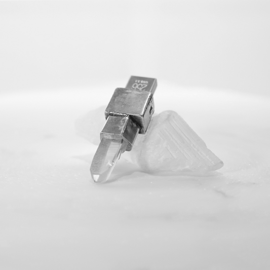 USB crystal necklace