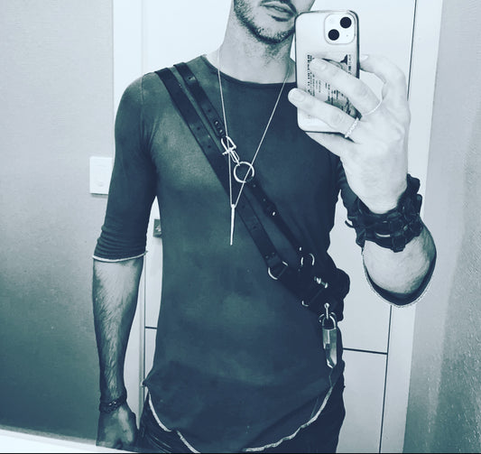 DE-P2 - Dagger - Sterling Silver Necklace